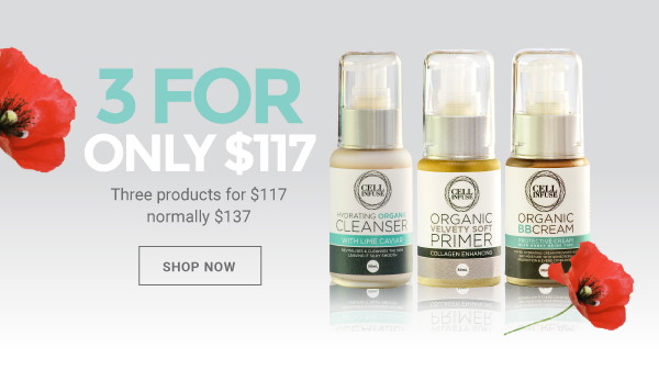 special offer on CELL Infuse products with native Australian extracts