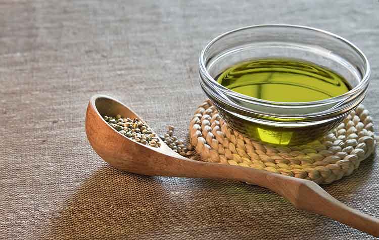 Hemp oil for skin care